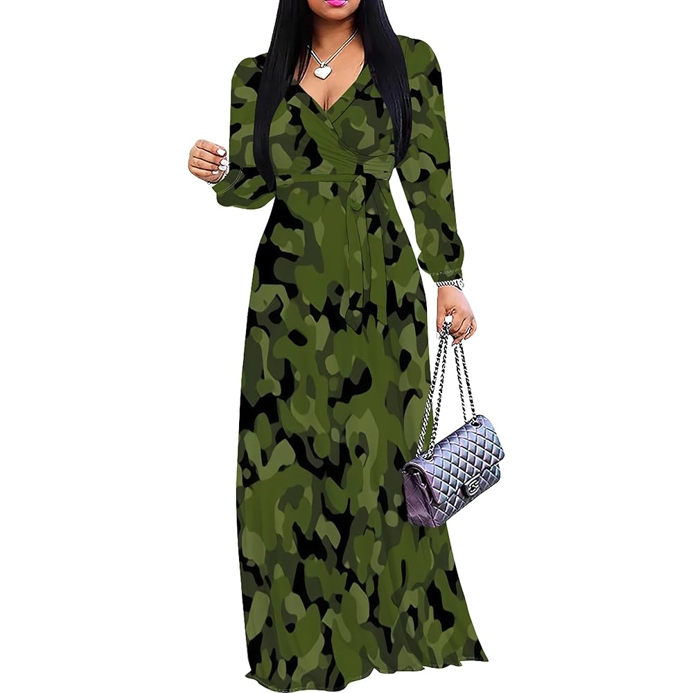 トップス Fake As Flowers FAF Camo Double Sleeve VOSERY Camouflage Tree Branch Long Sleeve Tunics Tops for